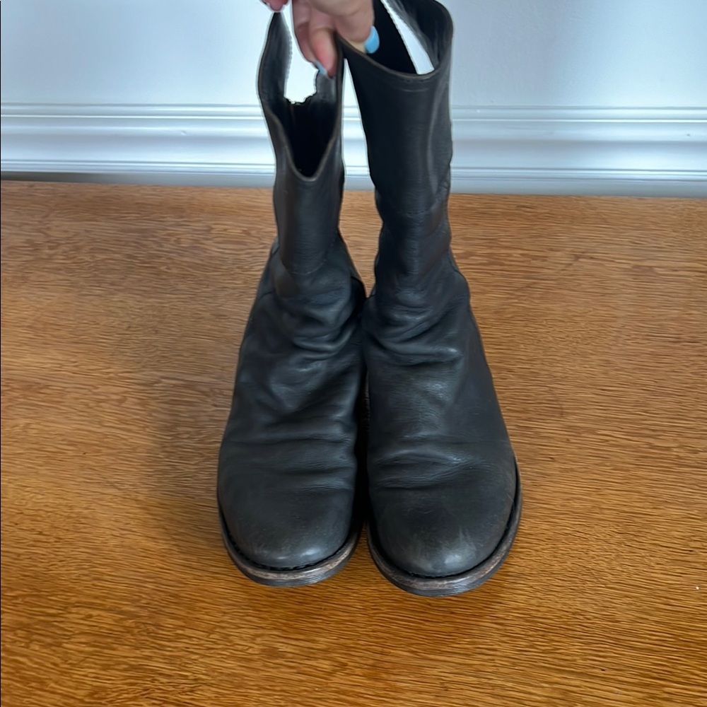 Fiorentini and Baker Black Leather Boots